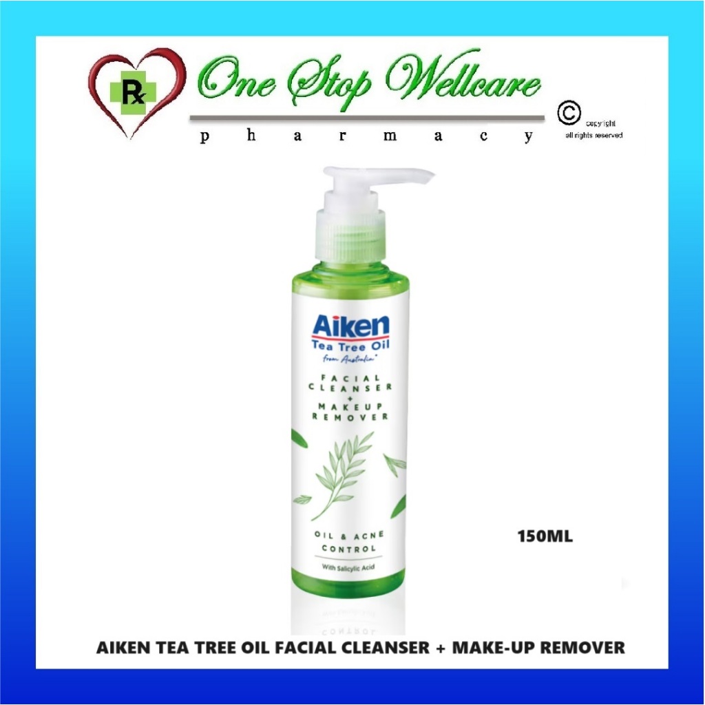 AIKEN TEA TREE OIL FACIAL CLEANSER + MAKEUP REMOVER 150ML (EXP05/2025
