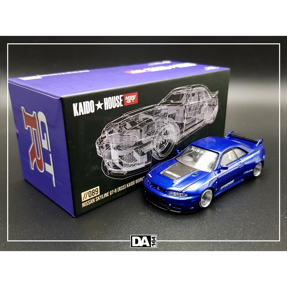 [UNSEALED] 1:64 Mini GT Kaido House Nissan Skyline GT-R (R33) Kaido ...