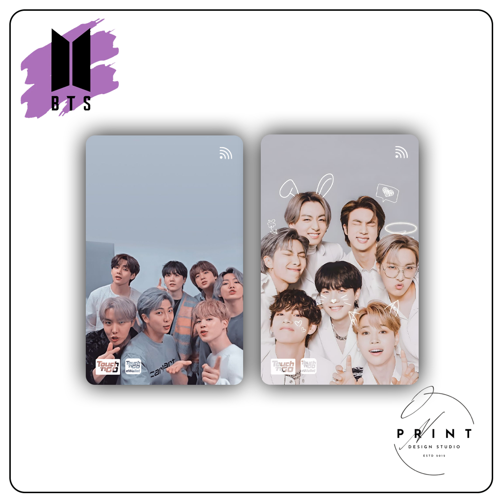 [BTS] High Quality - Tng / Touch n Go Card Sticker - ATM Card Sticker ...