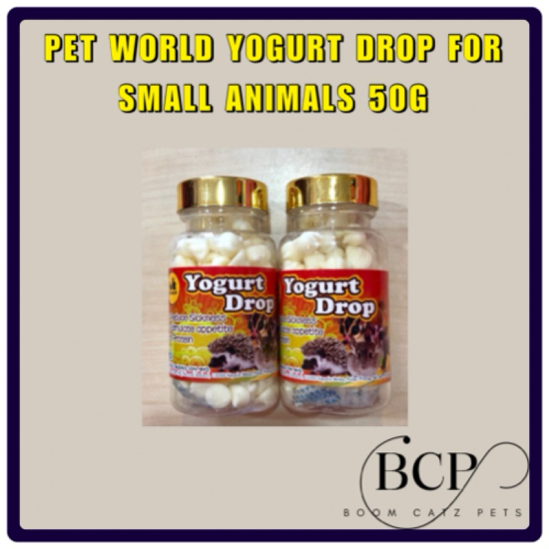 Pet World Yogurt Drop For Small Animals 50g Shopee Malaysia