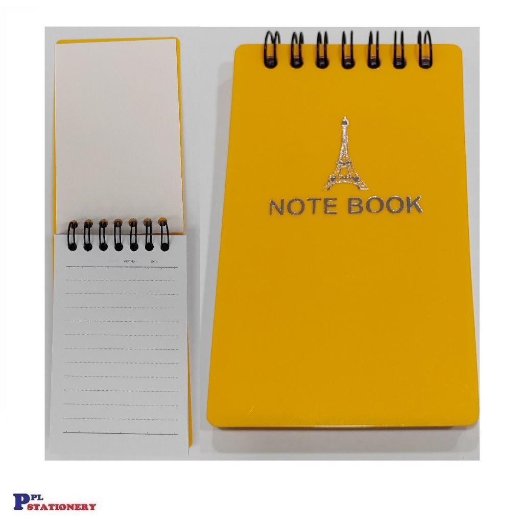 PVC SPIRAL NOTE BOOK A7 (7.2x10.2cm) | Shopee Malaysia