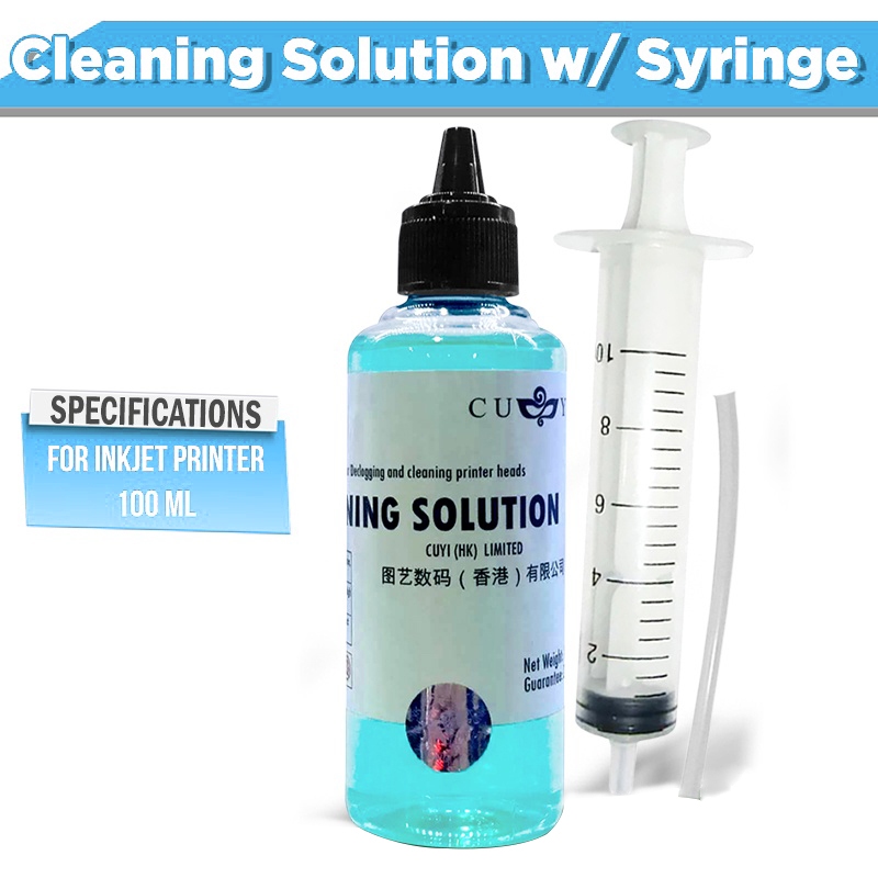 CUYI Print head nozzle liquid / print head cleaning solution 100ml Free