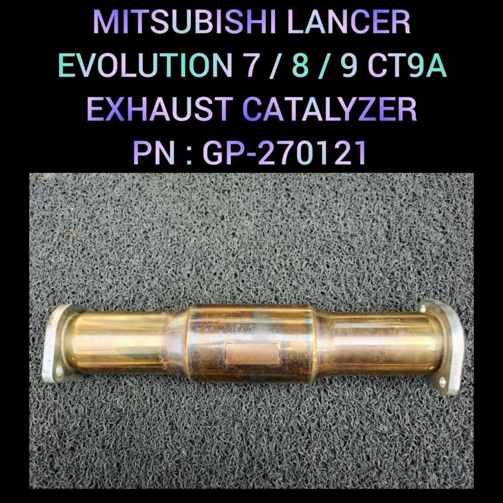 EXHAUST CATALYZER / CATALYTIC CONVERTER MITSUBISHI LANCER EVO 7 / 8 / 9
