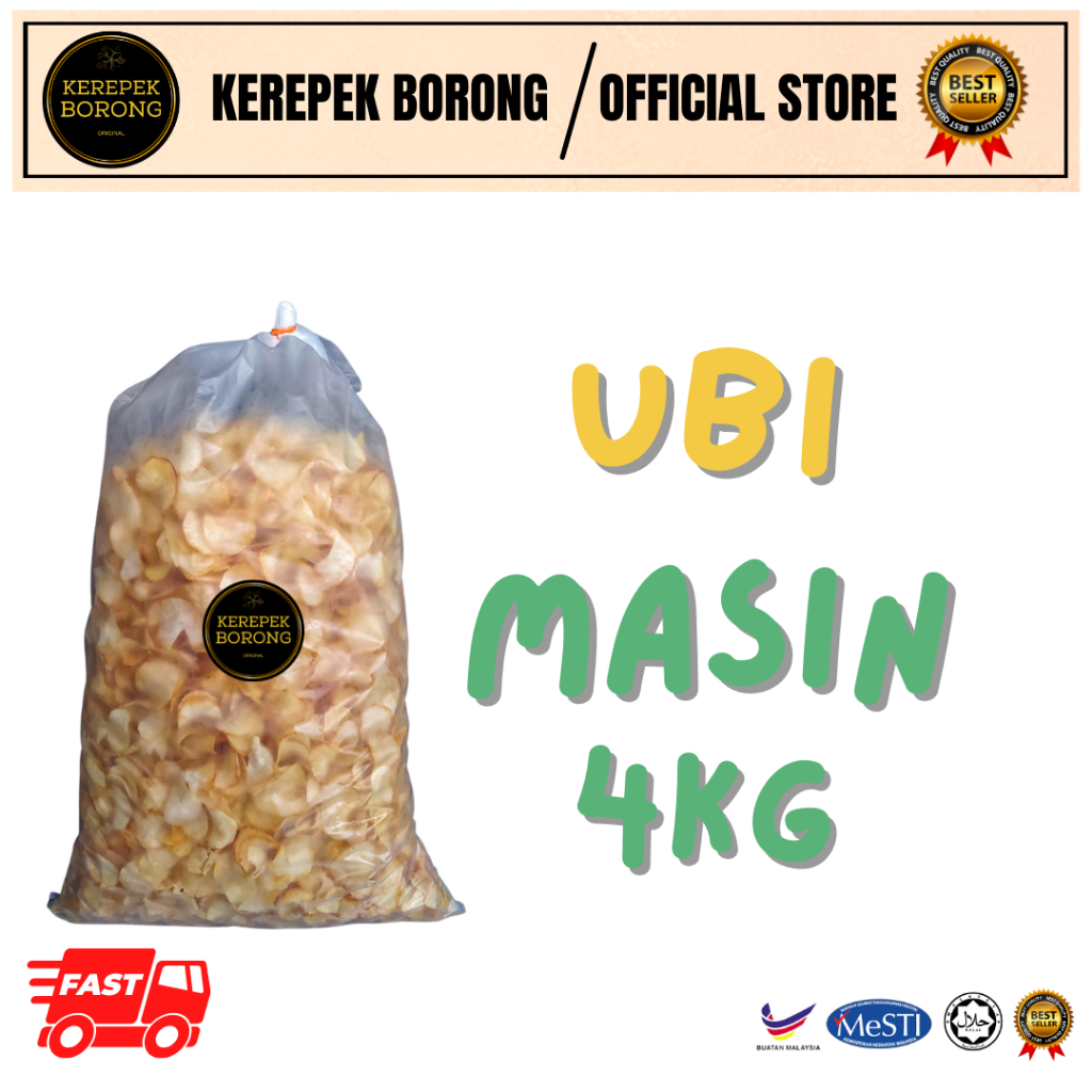 Krepek Ubi Masin [4kg] [𝗸𝗲𝗿𝗲𝗽𝗲𝗸_𝗯𝗼𝗿𝗼𝗻𝗴] | Shopee Malaysia