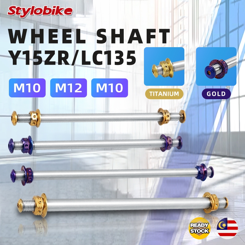 Y15ZR LC135 RS150 EX5 LC 135 Y15 Wheel Shaft Alloy Shaft Sap Tayar Tyre ...