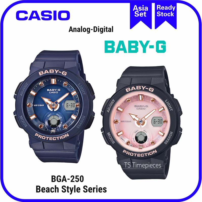 BABY G Beach Traveler Series BGA 250 1A3 BGA 250 2A2 BGA 250 1A2 BGA 250