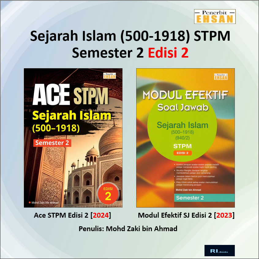 [penerbit Ehsan] Ace Stpm Modul Efektif Soal Jawab Sejarah Islam