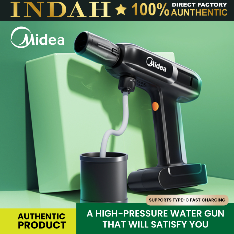 Midea Wireless High Pressure Sprayer Gun Washer Pump for Car Washing ...