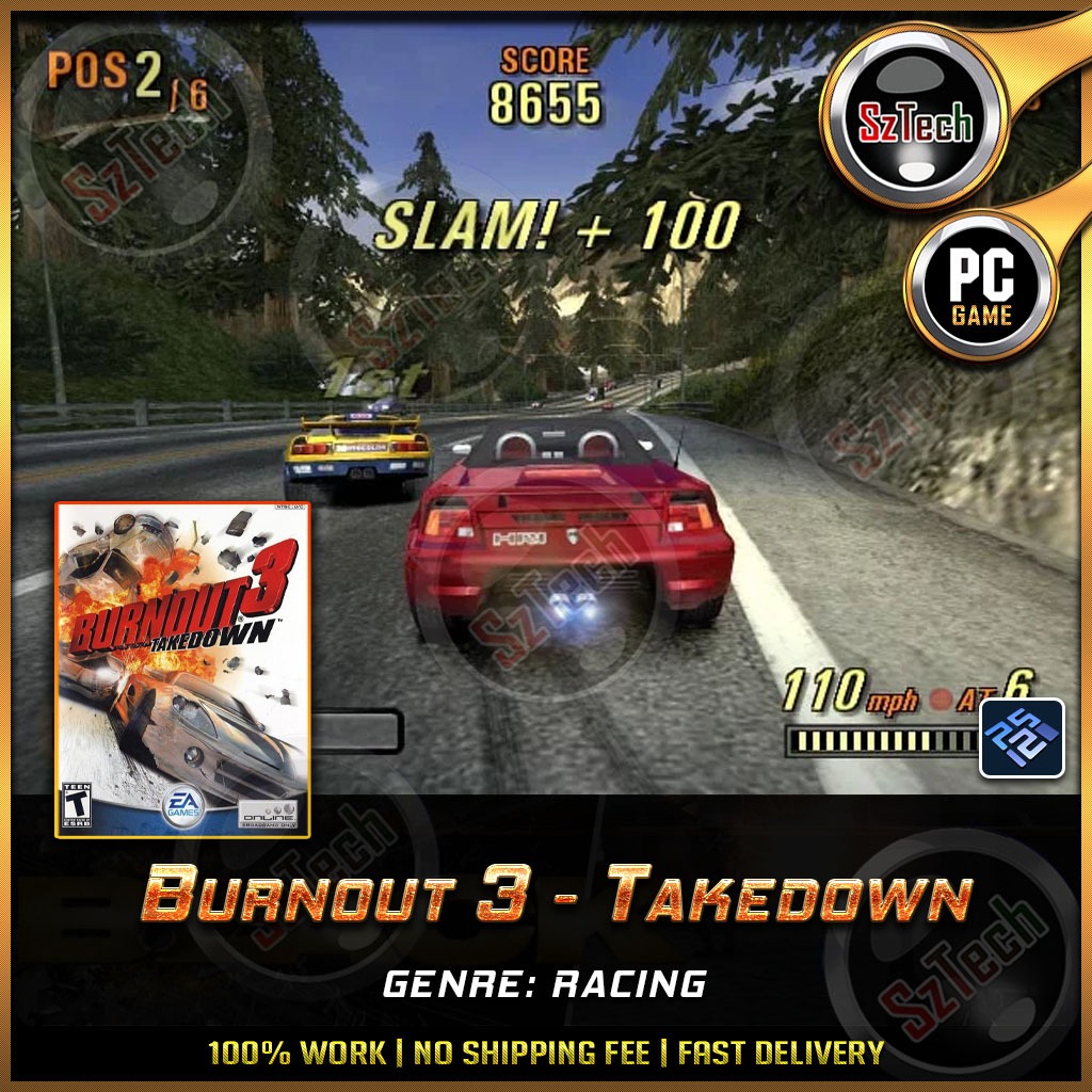Burnout 3 - Takedown [ PC/Laptop GAME] 🔥Offline Games🔥Burnout 3🔥PCSX2 ...