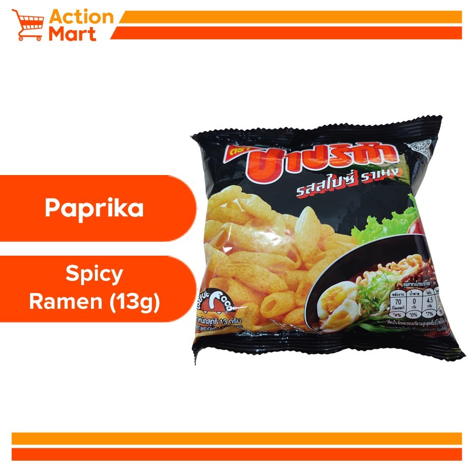 Thailand Paprika Spicy Ramen (13g)(HALAL) Expired Date 26 April 2024