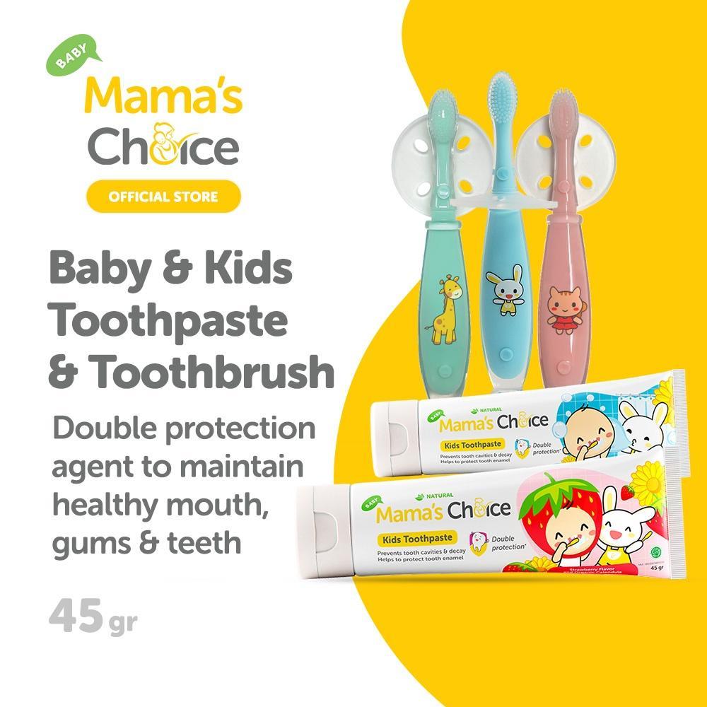 Mama’s Choice Baby & Kids Toothpaste Cavity Protection Fluoride-free ...