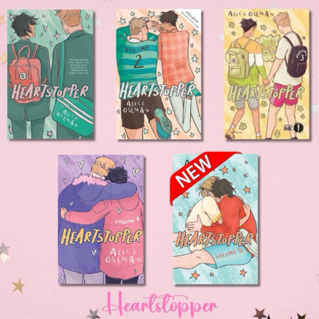 (Ready Stock) Eng Book : Heartstopper Vol 1, 2, 3, 4, 5 By Alice Oseman ...