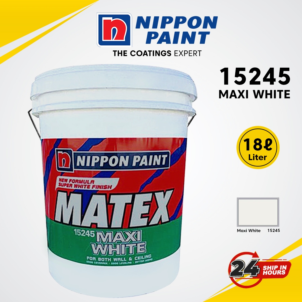 NIPPON SUPER MATEX 15245 MAXI WHITE (18 LITER) | Shopee Malaysia