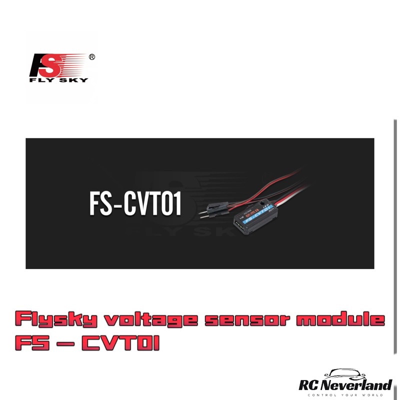 Flysky original FS-CVT01 voltage sensor module support FS-IA6B IA10B rc ...