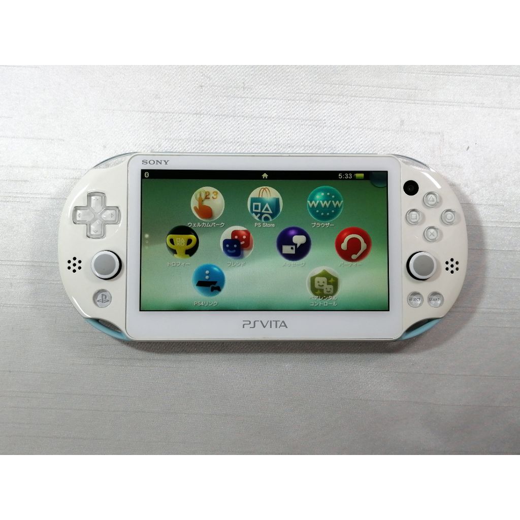 SONY PlayStation VITA PS Vita Console Only Light Blue White PCH-2000 FW  3.74 Tested Works Japan Model Direct From Japan 1