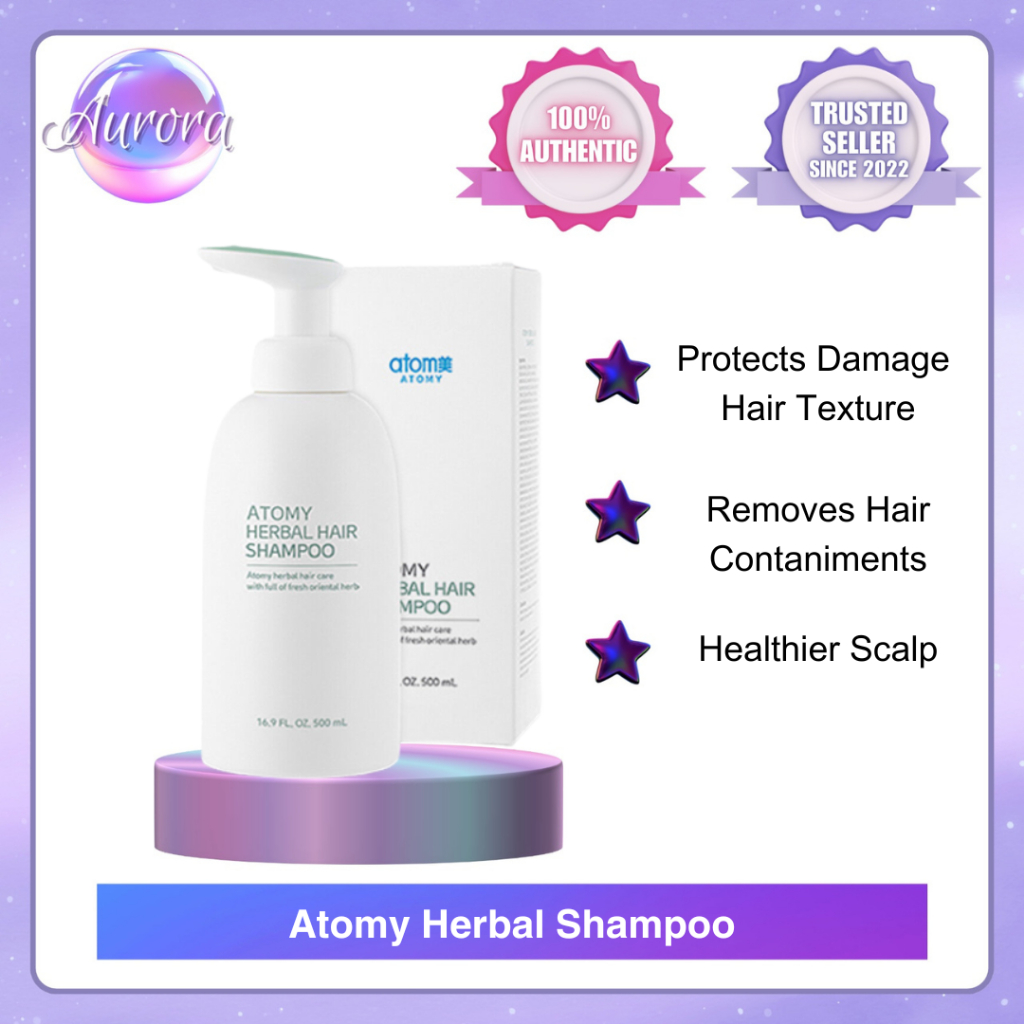 ATOMY Herbal Shampoo - Hair Shampoo 500ml [SCALP TREATMENT] | Shopee ...