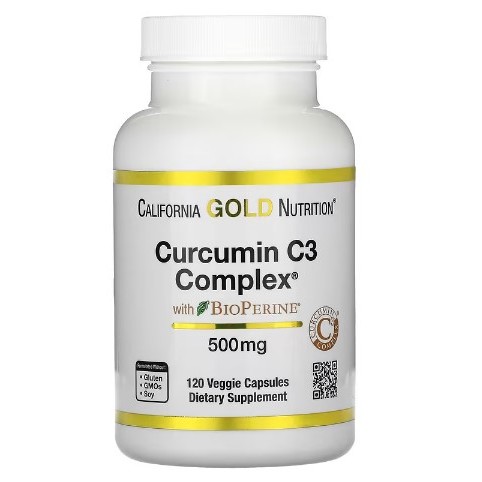 California Gold Nutrition, Curcumin C3 Complex with BioPerine, 500 mg ...