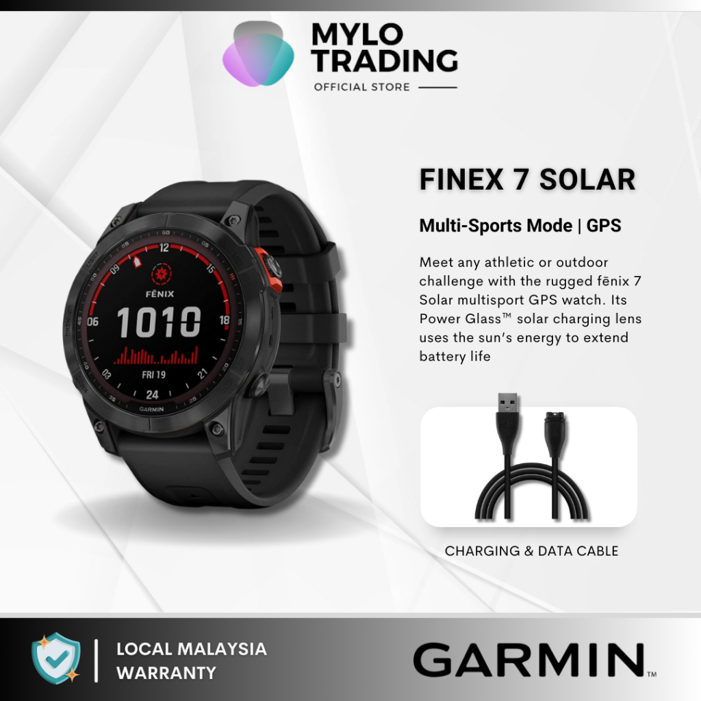 Garmin fenix 6 pro solar black hot sale