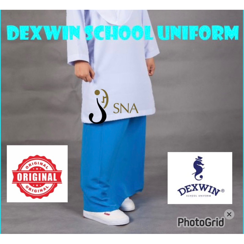 Dexwin KAIN SUSUN BIRU MENENGAH /Kain Sekolah Menengah Koshibo 11281 ...