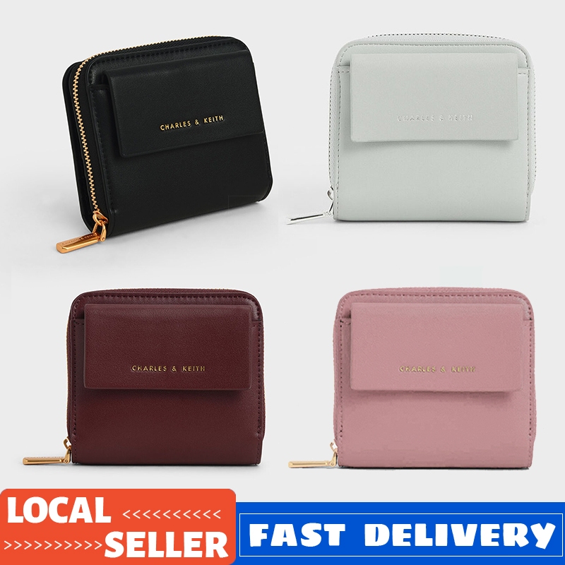 CNK Front Flap ZipAround Mini Wallet Multicard wallet Women short