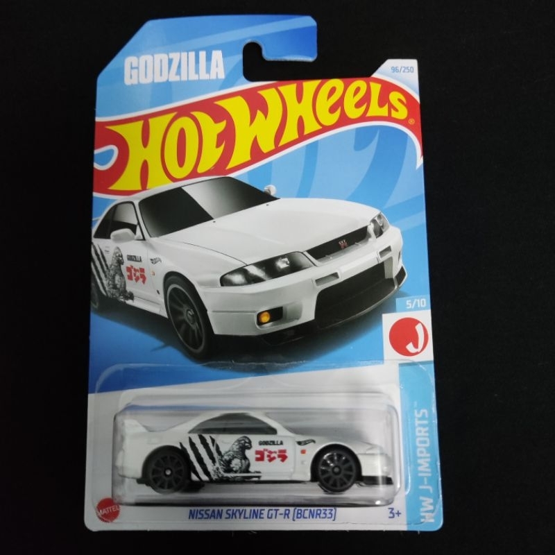 Hot Wheels Nissan Skyline GT-R (BCNR33) GODZILLA | Shopee Malaysia