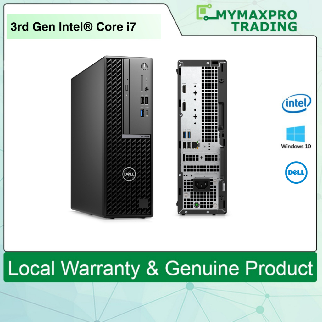 PC DELL Optiplex 7010 SFF – I7-3770, 32Go RAM, 500Go HDD, W10, WiFi – Reconditionné