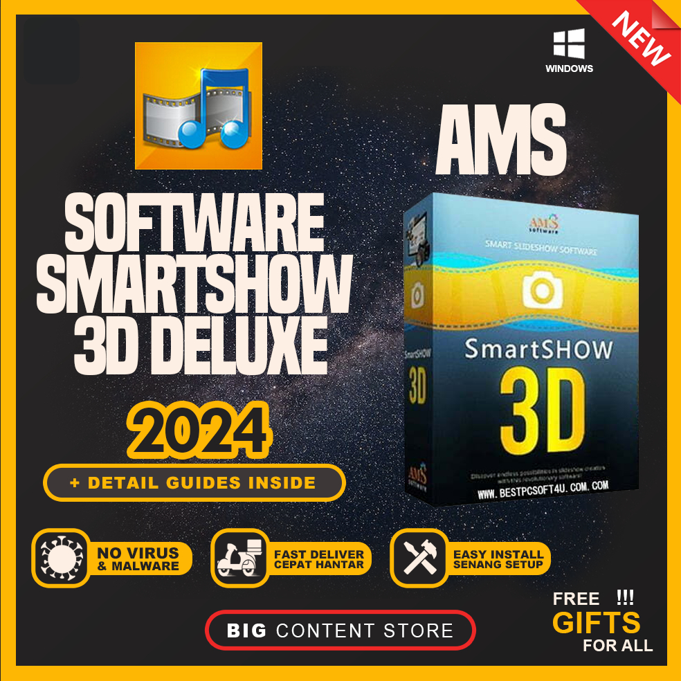 Ams Software Smartshow 3d Deluxe 17.0 💯 Easy Install Software 💯 