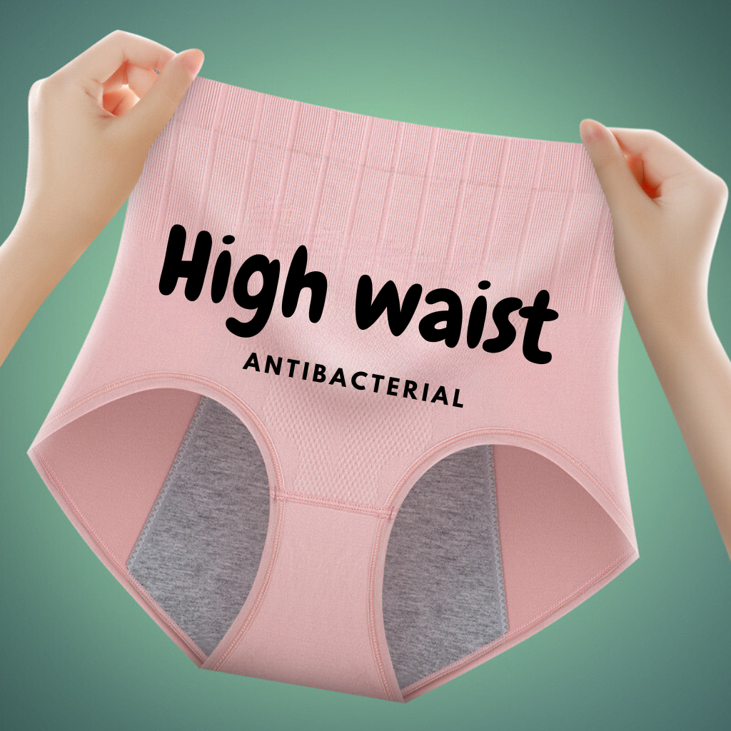 🇲🇾[2C] {Size L to XL} Menstrual Period High Waist Underwear Leak Proof ...