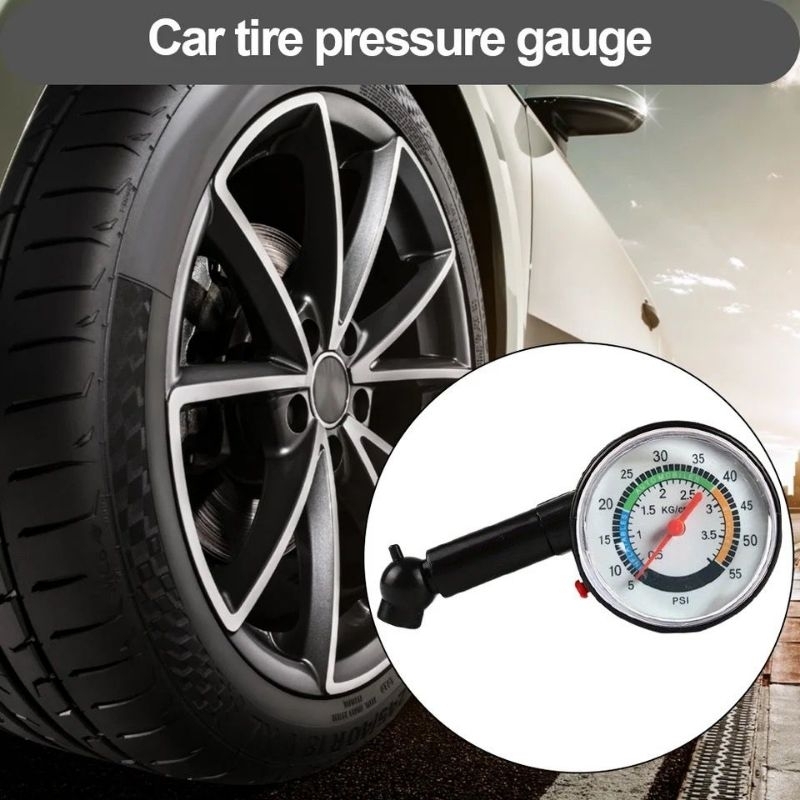 Car Tyre Tire Pressure Gauge For Car Auto Motorcycle Truck Bike Dial ...