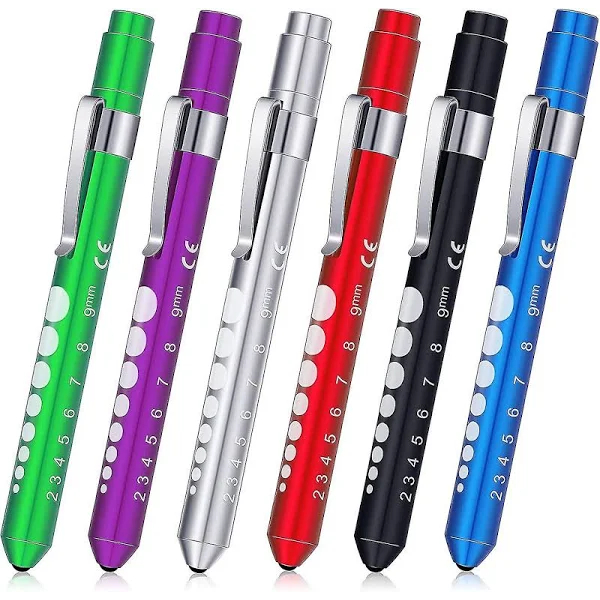[Free 2x AAA Battery] Portable Mini LED Pen Light Pen Torch with White ...