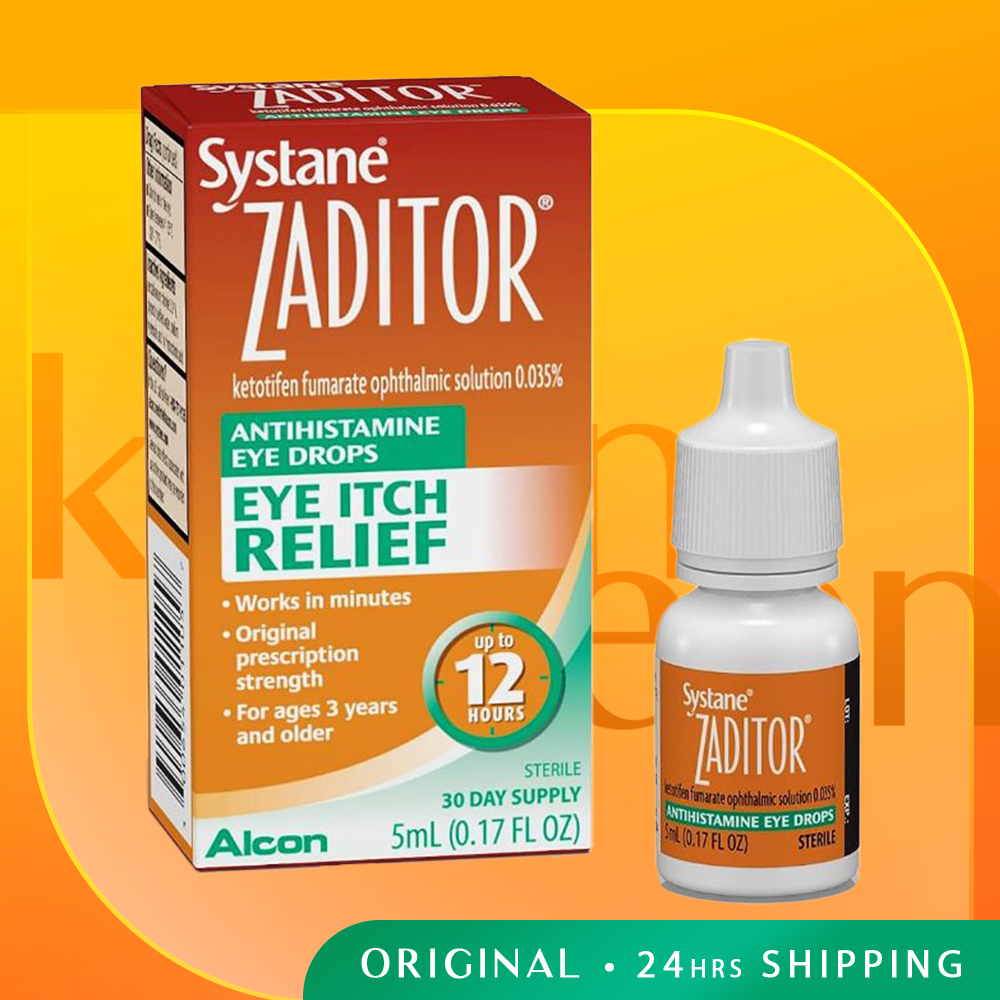 Authentic* Zaditor Antihistamine Eye Drops, 5-mL | Shopee Malaysia