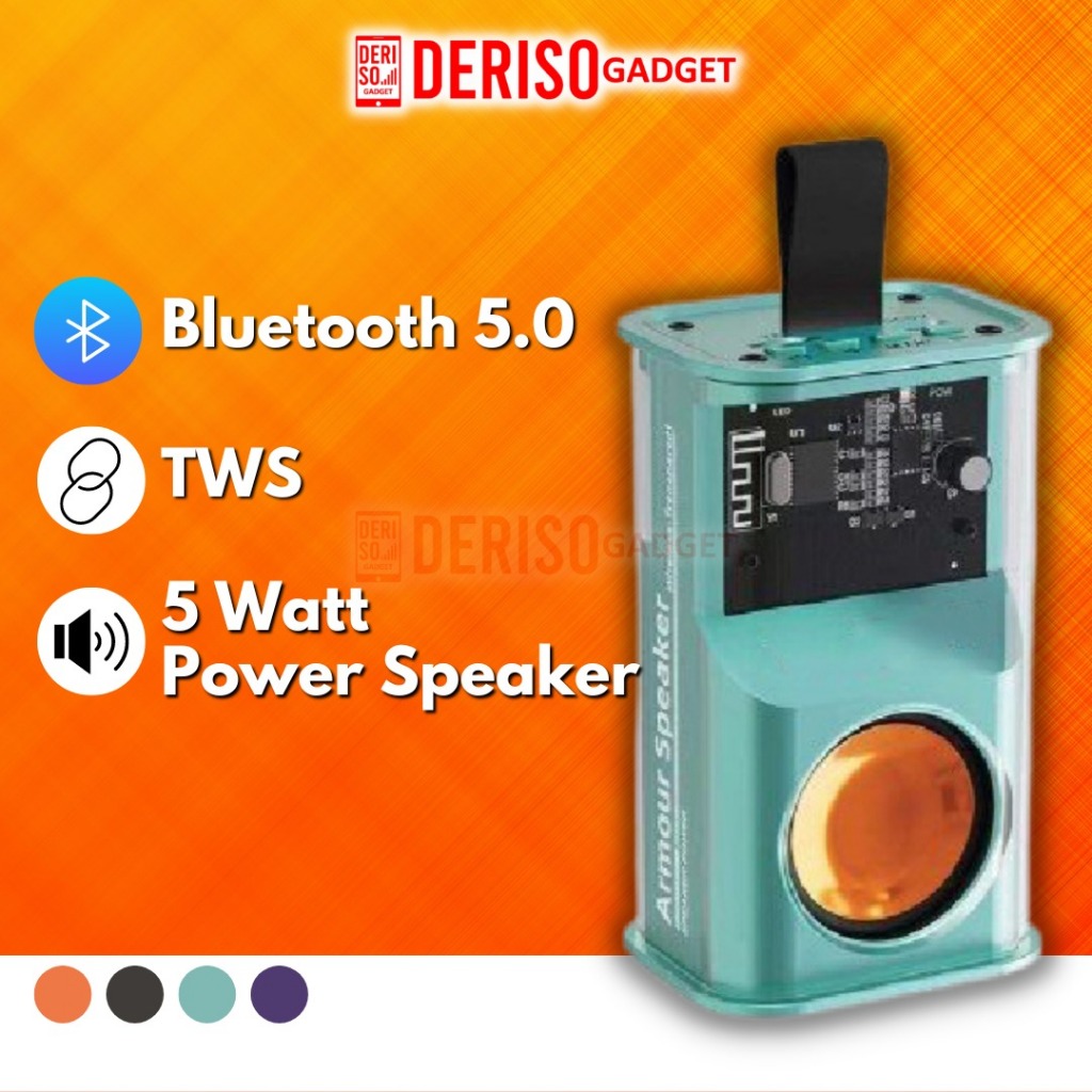 Bluetooth Speaker A36 Transparent Mech Audio TWS Two-Machine ...