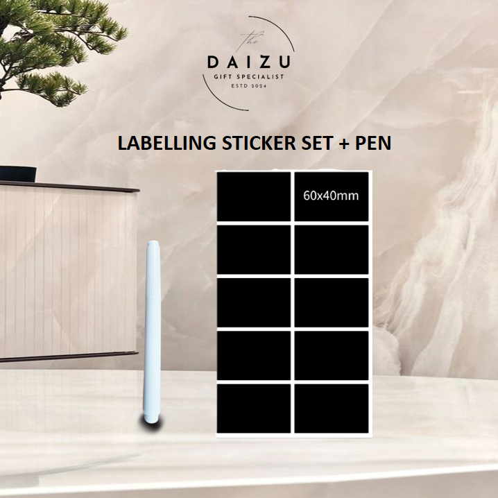Ready Stocks Sticker Dapur/Black Kicthen Label Sticker/Sticker/Spice ...