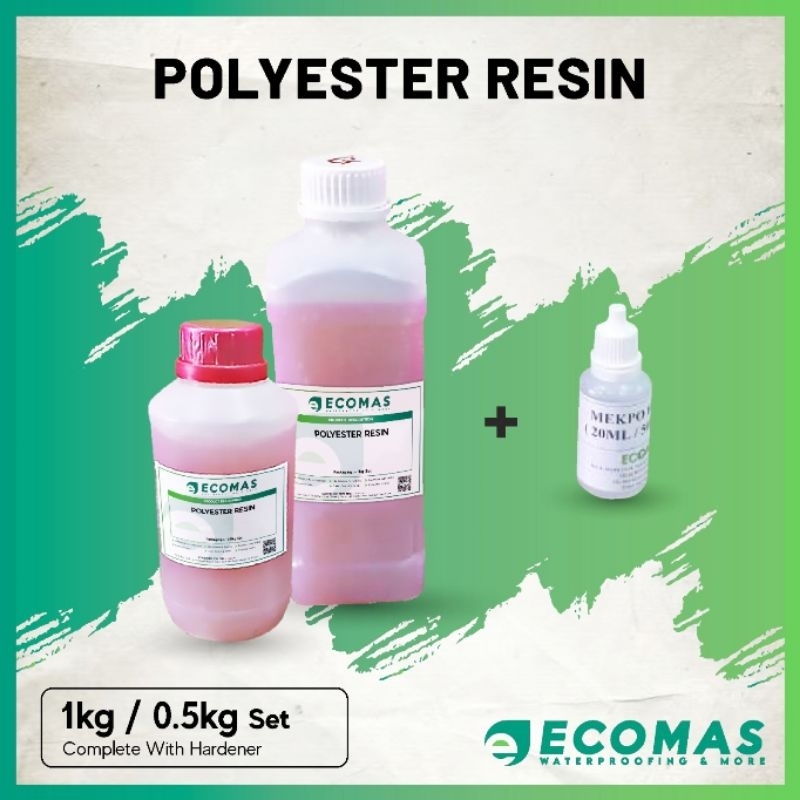 (0.5KG / 1KG SET) FAST SETTING, POLYESTER RESIN WITH HARDENER