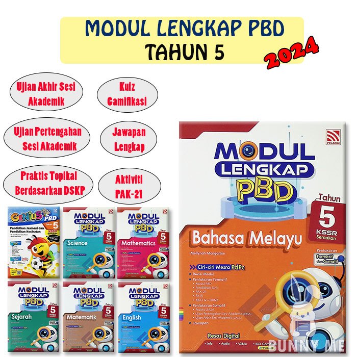 [BUNNY] 2024 Buku Sekolah : Modul Lengkap / Genius PBD UASA KSSR Tahun ...