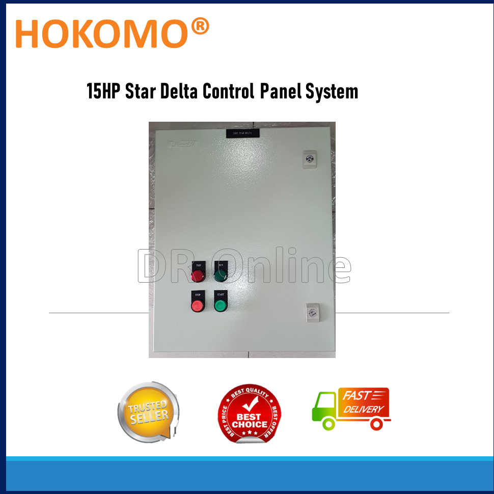15HP STAR DELTA CONTROL PANEL SYSTEM BRAND SHIHLIN/LS/CHINT | Shopee ...