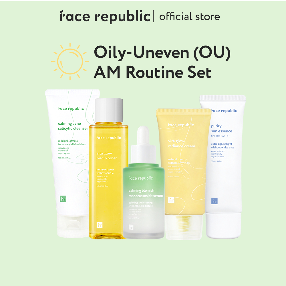 Face Republic OilyUneven Routine Set Shopee Malaysia