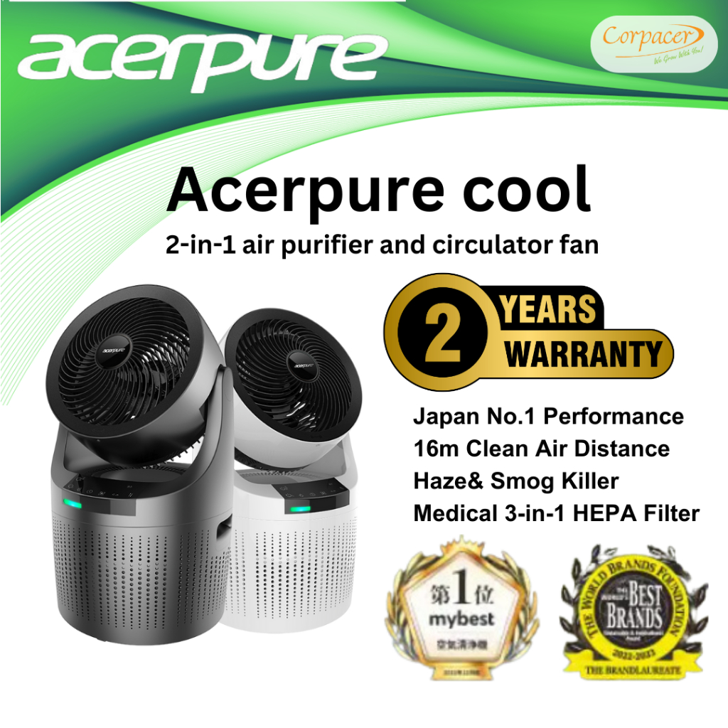 Acerpure C1 Cool 2-In-1 Air Circulator and Purifier (20W) AC530 ...