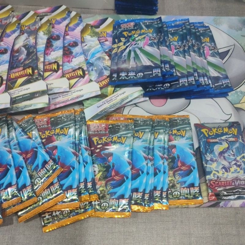 Pokemon booster packs (cheapest) Shopee Malaysia