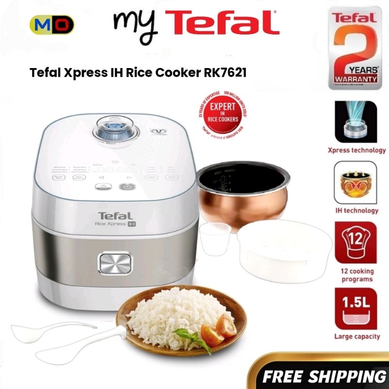 Tefal Rice Xpress IH Rice Cooker 1.5L (8 cups) 电饭煲RK7621 / RK762165