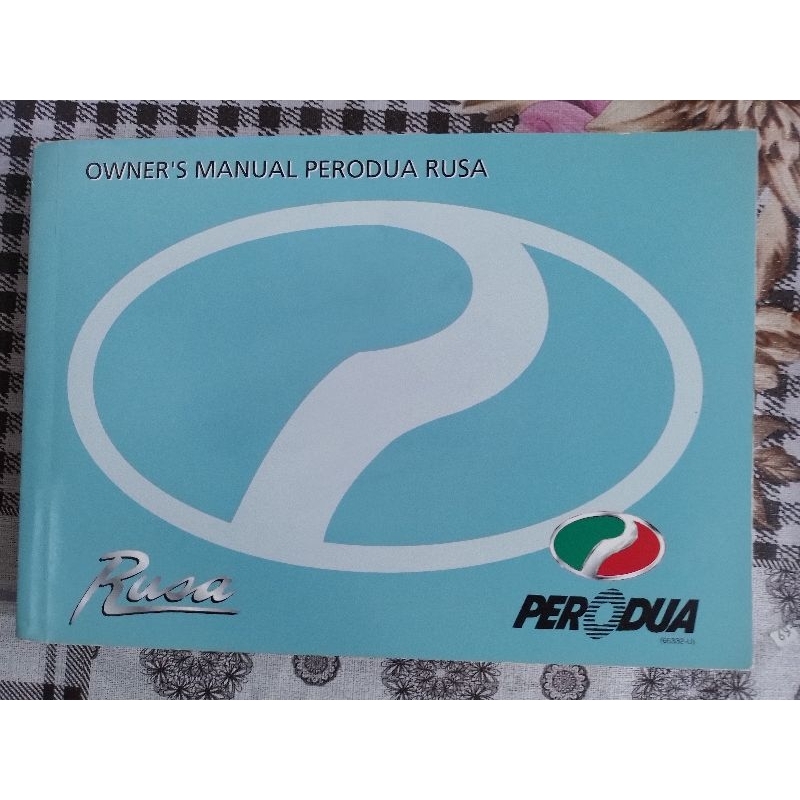 Owner's manual Perodua Rusa | Shopee Malaysia