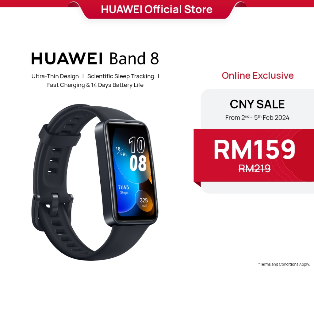 HUAWEI Band 8 with 1.47″ AMOLED display, up to 14 days battery life, fast  charge announced