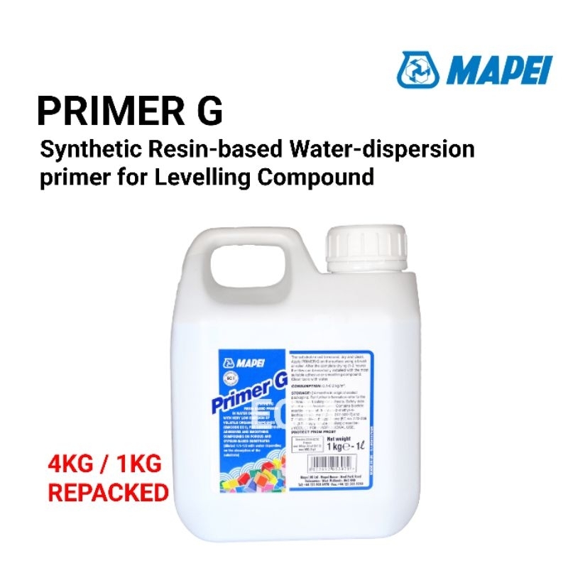 MAPEI PRIMER G (4KG &1KG REPACKED) Synthetic Resinbased Water