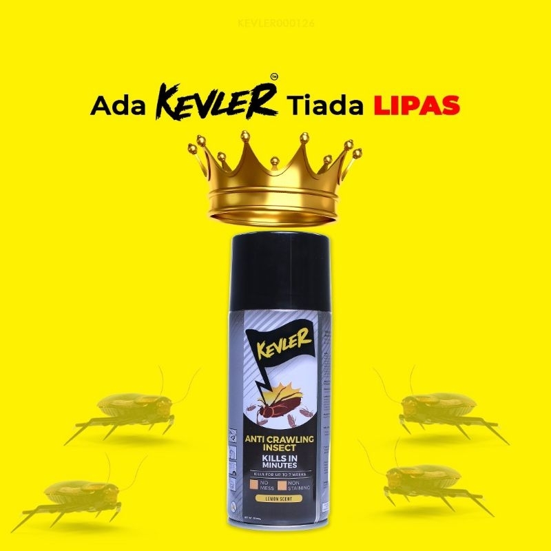 KEVLER Spray Bunuh Lipas dan Serangga Racun | Shopee Malaysia