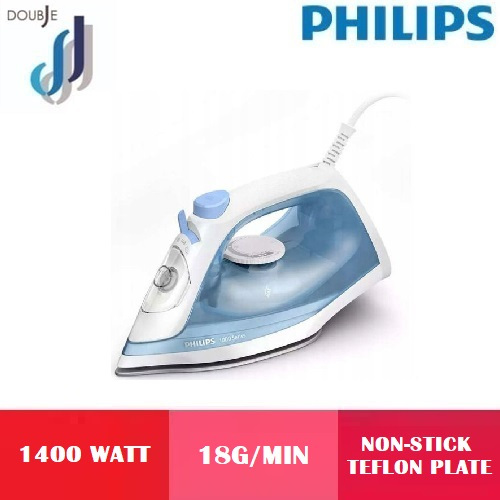 PHILIPS 14OOW STEAM IRON WITH NONSTICK TEFLON PLATE DST1010/20