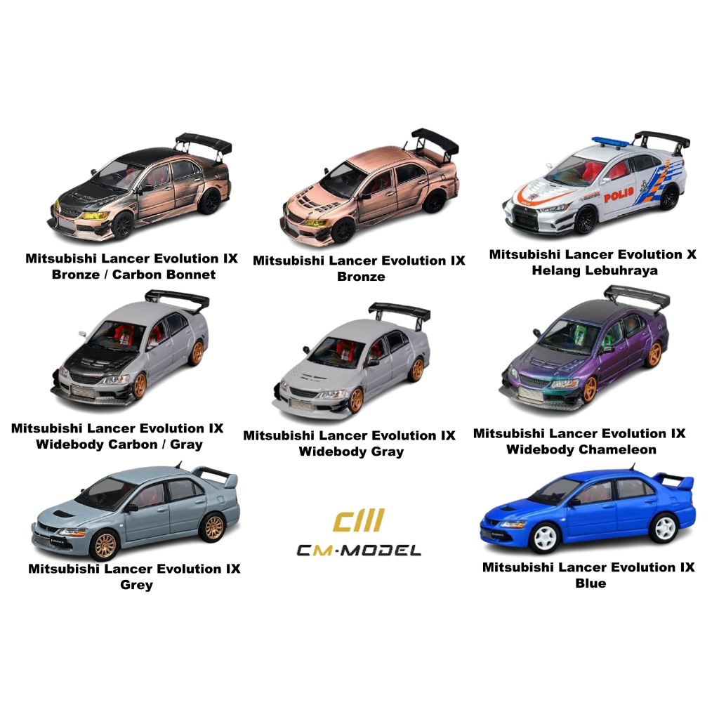 CM Model 1/64 Mitsubishi Lancer Evolution, diecast | Shopee Malaysia