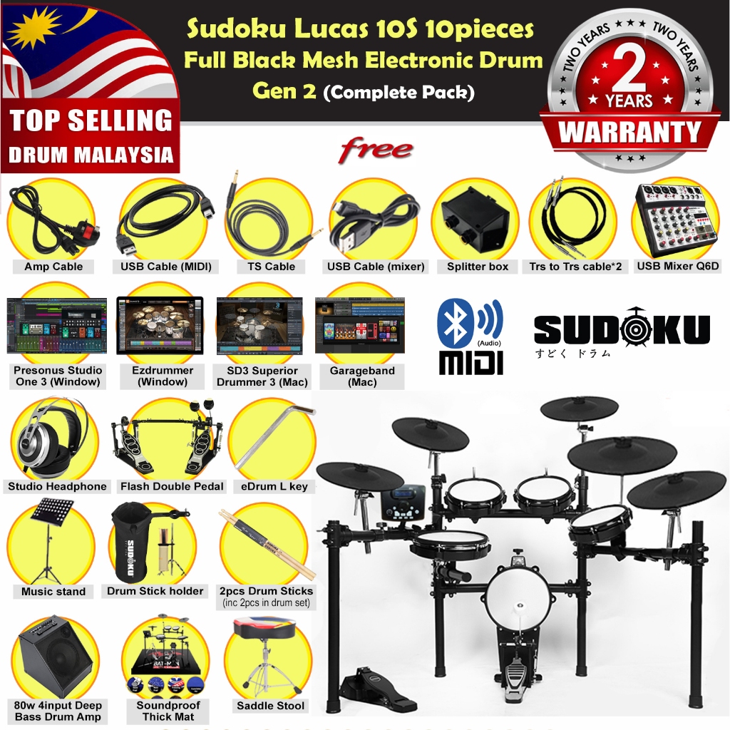 Shopee drum online set