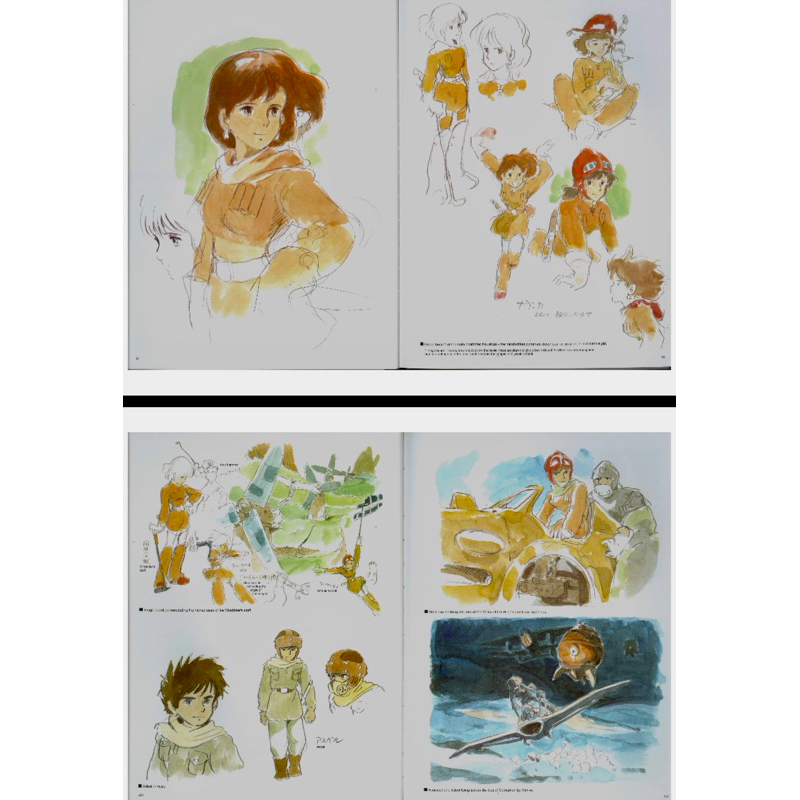 The Art of Nausicaa Valley of the Wind Watercolor Impression• Hayao ...