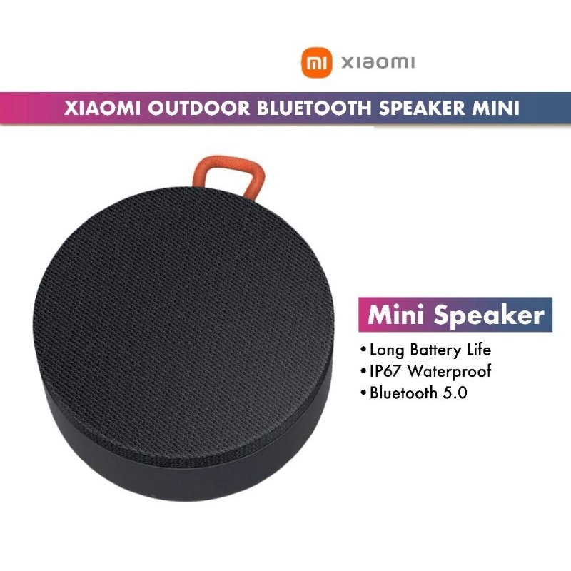 Xiaomi Mi PORTABLE OUTDOOR BLUETOOTH MINI SPEAKER | Shopee Malaysia