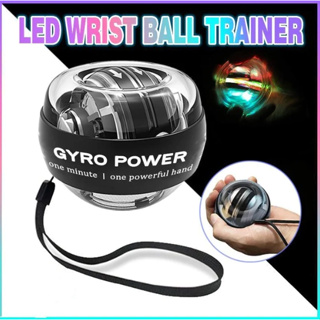 Autostart Powerball Wrist Power Gyro Ball Hand Forearm Strengthering Led  Gyroscope Ball Arm Muscle Fitness Training Equipment